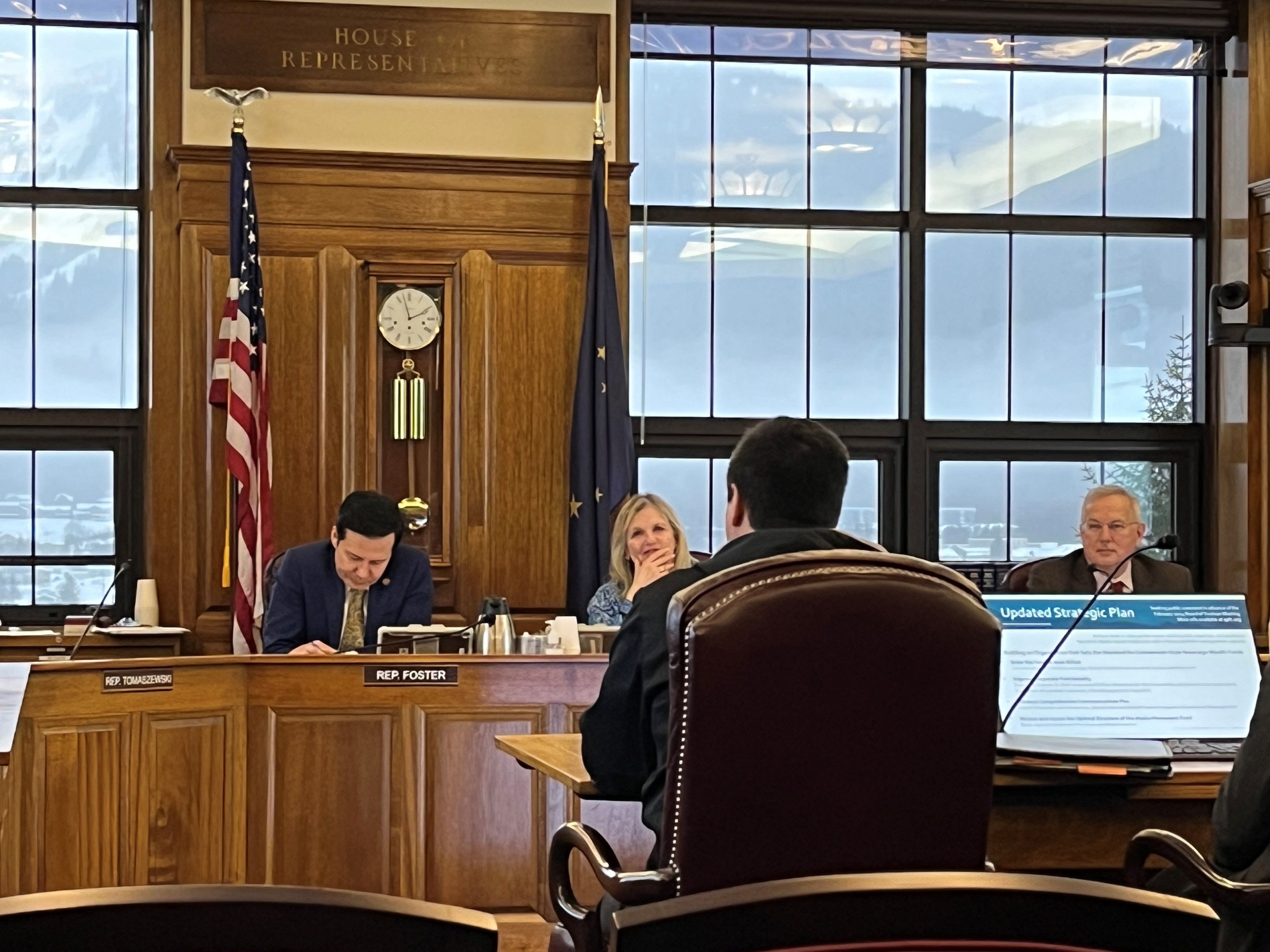 House Finance hears a presentation from the Permanent Fund Corporation