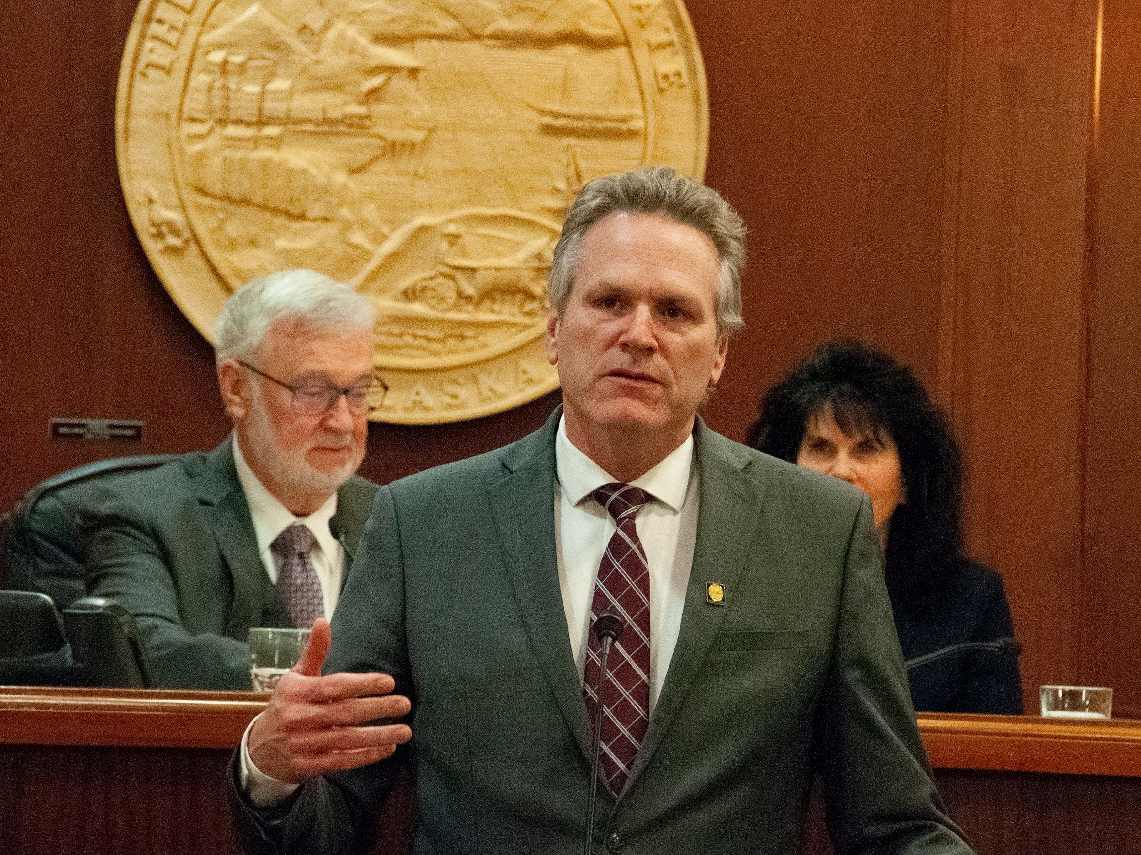 Governor Dunleavy delivers the State of the State address.