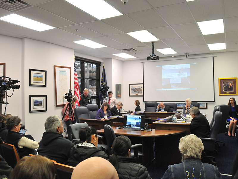 The House Transportation Committee takes public testimony regarding the Alaska Marine Highway System