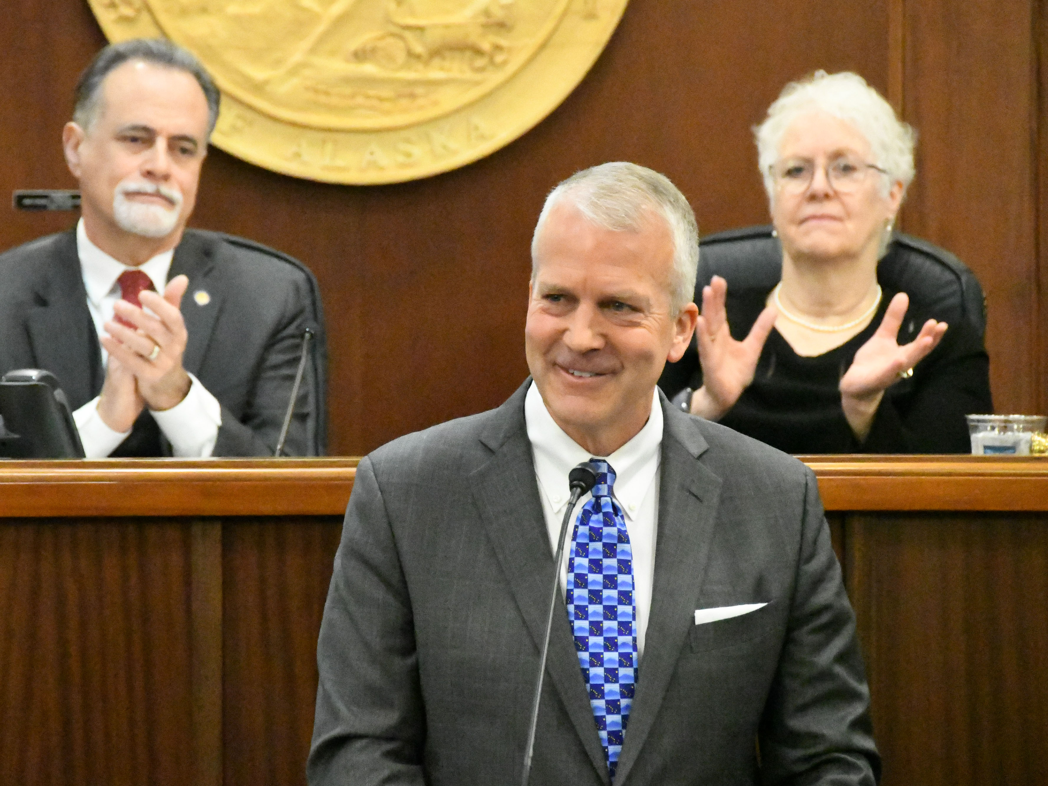 U.S. Senator Sullivan addresses the Joint Legislative Body